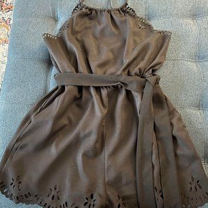 2 Black Short Rompers